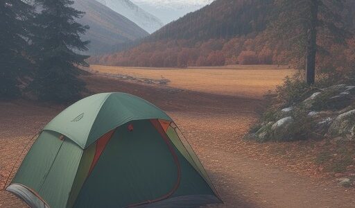【地図コンパスセット】秋の山道を歩く | 方向を確認するナビゲーション