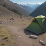 【緊急避難】山での地震への備え | 安全な場所へ逃げる方法 をイメージした 広角の風景、山 の写真