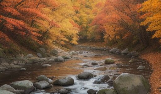 【渓流釣り】秋の山道を歩いて | 紅葉の中で狙うヤマメとイワナ