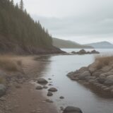 【フィッシングロッド】潮の動きがある海での釣り | 状況に合わせた道具選び をイメージした 広角の風景 の写真
