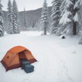 【保温食料】長期保存の手順と注意点 | 冬の登山で用意する食事メニュー をイメージした 広角の風景、ハイキング、冬 の写真