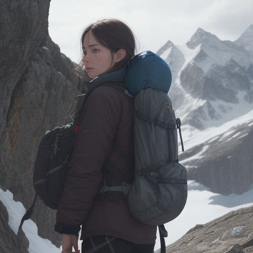 【バックパック】荷物をまとめる収納術 | 登山での持ち運び方 をイメージした 山 の写真