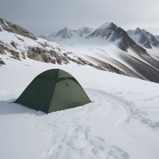 【山頂】冬の空気と山の風 | 目の前に広がる雪景色を眺める時間 をイメージした 冬、雪景色、山 の写真