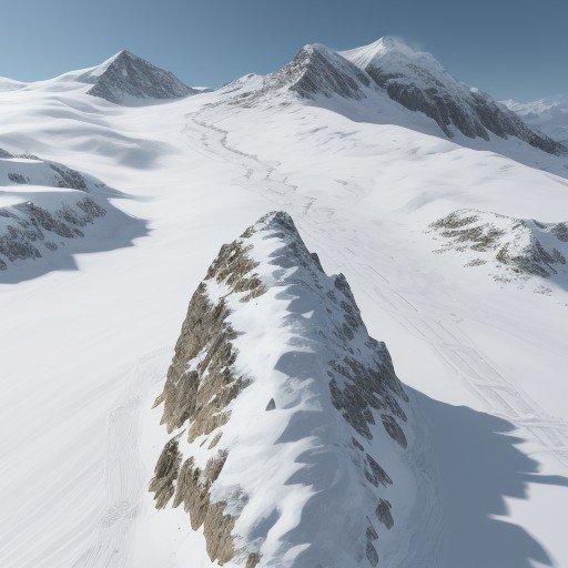 【登山マップ】初心者が使いやすい地図の選び方 | 実際のルート確認方法 をイメージした 冬、山 の写真