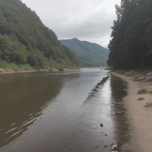 【川釣り】雨量と水量の確認方法 | 釣行判断のポイント をイメージした 川、川 の写真