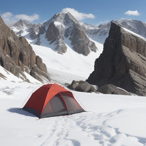 【登山】夏の山歩きに最適な時期 | おすすめのルートと準備について をイメージした 夏、雪景色、山、ハイキング、松林 の写真
