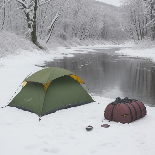 【川の水温】季節ごとの変化 | 釣りのタイミングと対策 をイメージした 春、夏、秋、冬、雪景色、川 の写真