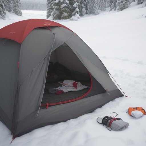 【安全装備】登山の生存率を高める道具 | 救命のために持つべき持ち物 をイメージした 山、冬 の写真