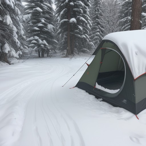 【ウィンタートレイルランニング】雪山のコース選び | 装備のポイント をイメージした 冬、雪景色、登山道 の写真