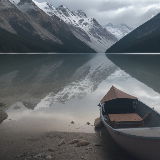 【ボート】湖を巡る航行ルート | 目的地までの道順と注意点 をイメージした 湖 の写真