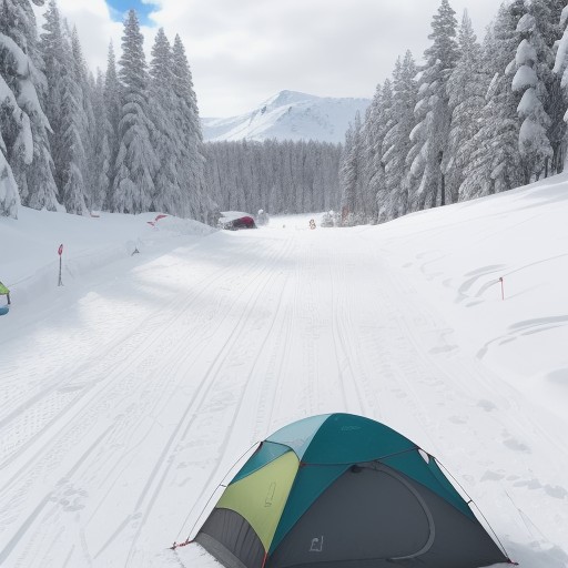 【雪山スキー】冬のゲレンデを滑る | 初心者向けのコース選びと注意点 をイメージした 冬、雪景色、雪景色 の写真