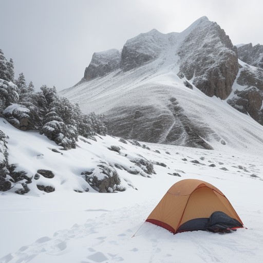 【雪山】冬の積雪ルート | 装備と歩き方のポイント をイメージした 冬、雪景色、雪景色、山、冬 の写真