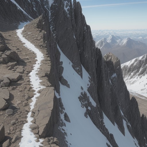 【山頂到達方法】ルート選びのコツ | 登頂までの手順と注意点 をイメージした 山、登山道 の写真