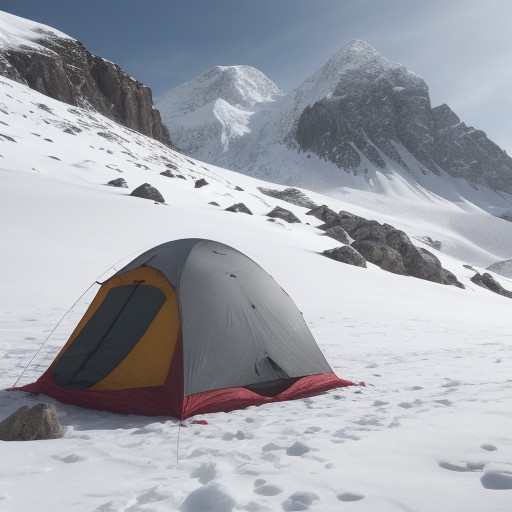 【冬山】雪が積もる山頂の景色 | 冬の登山装備とルートの選び方 をイメージした 冬、雪景色、山 の写真