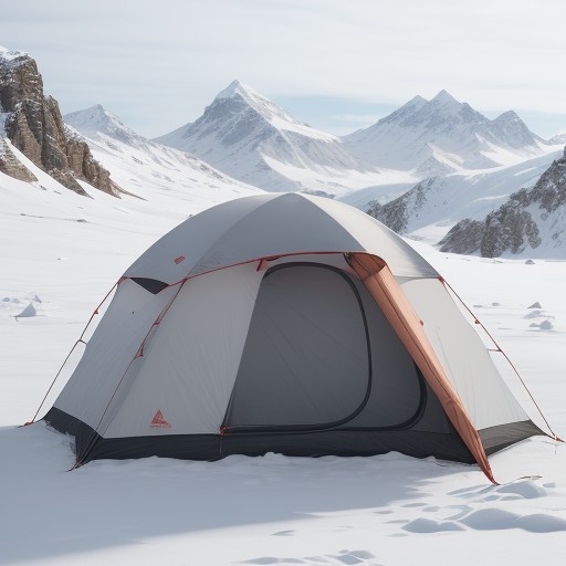 【酸素ボンベ】山頂へ向かうための装備 | 雪の山で呼吸を整える道具 をイメージした 雪景色、冬 の写真