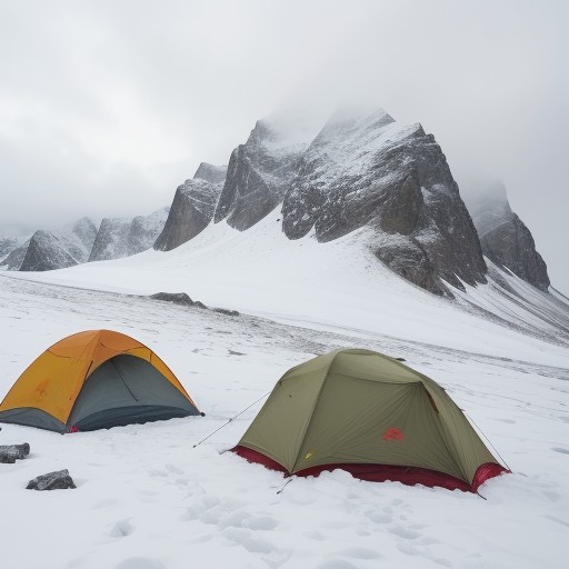 【山の天気予報】雪山登山の準備 | 空の様子と風で読み解く天候の変化 をイメージした 冬、雪景色、山 の写真