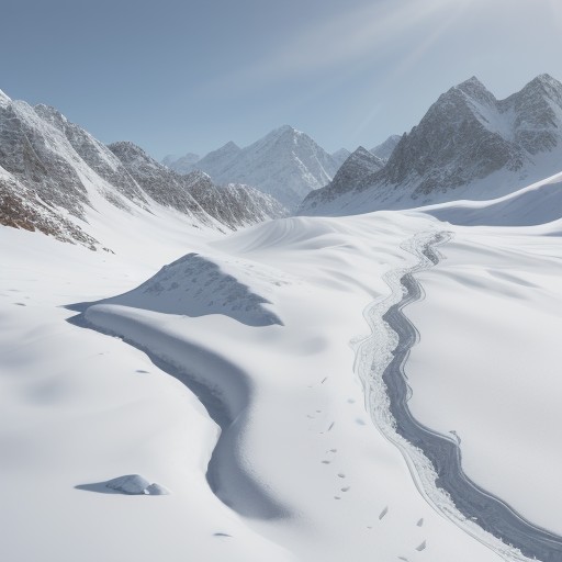 【地図】標高から地形知識を読み解いて歩く | 冬の雪山ルート選び をイメージした 冬、雪景色、稜線 の写真