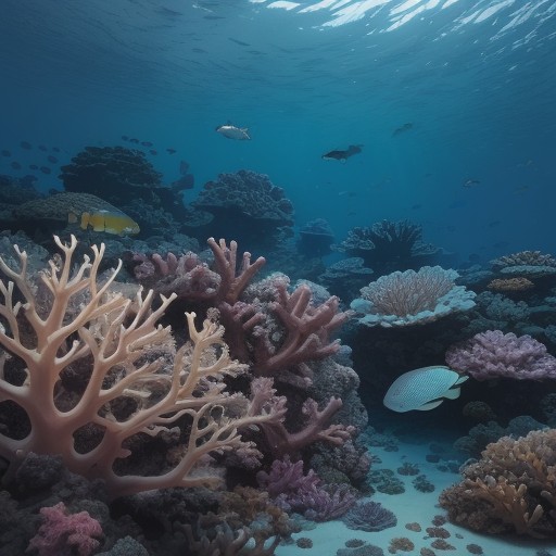 【熱帯魚】サンゴ礁の海を泳ぐ姿 | 海洋生物の多様性を観察する をイメージした 夏 の写真