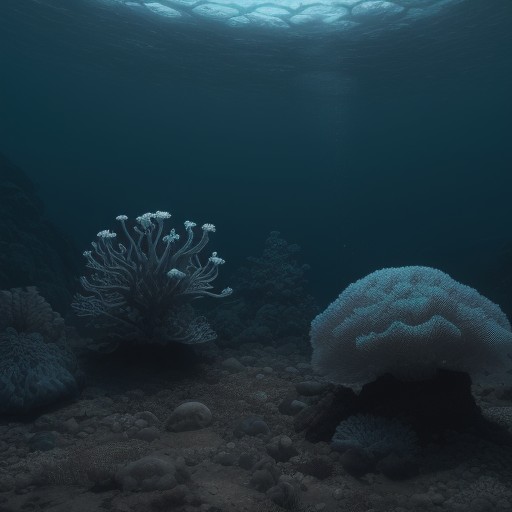 【深海生物】水圧に耐える体の仕組み | 海底の砂地に潜む生き物の生態 をイメージした自然風景の写真