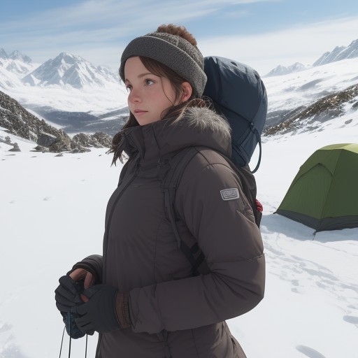 【防寒着】冬の登山で準備する服 | 体温を保つ重ね着の選び方 をイメージした 冬、雪景色、山 の写真