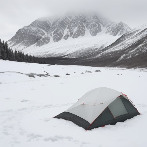 【登山安全】天候の変化への備え | 山行前の気象確認と判断基準 をイメージした 雪景色、山 の写真