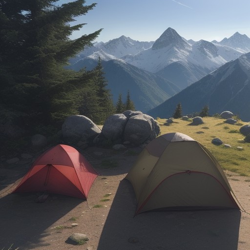 【山岳信仰】山頂の社で迎える夏の行事 | 登山道に咲く花と景色 をイメージした 夏、夏、山、ハイキング、松林、山 の写真