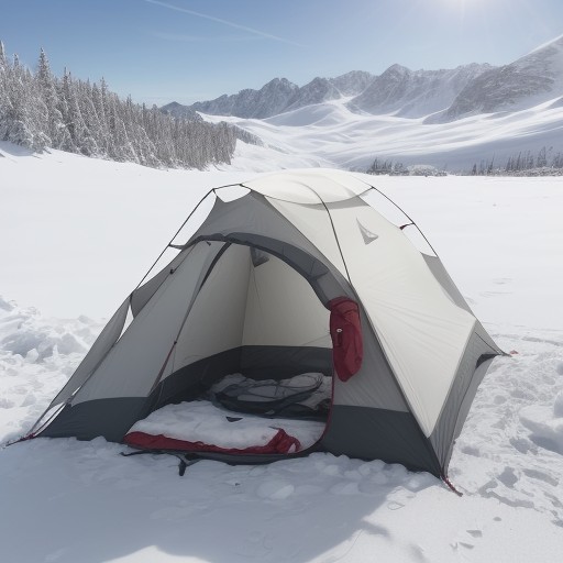 【防寒ウェア】雪山の登山に備える保温アウター | 体温を保つ服装 をイメージした 冬、雪景色、山 の写真