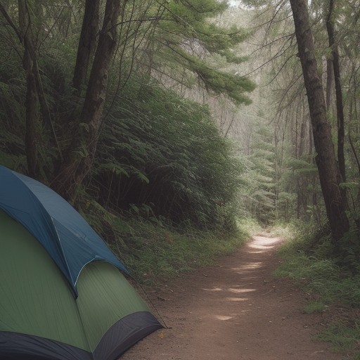 【環境保全】登山道のルールとマナー | 森の環境を守るための習慣 をイメージした 夏、登山道、ハイキング の写真