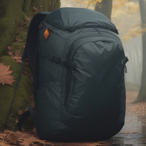 【防水リュック】雨の山道を歩く | 荷物を守る軽量バックパックの選び方 をイメージした 秋、ハイキング の写真