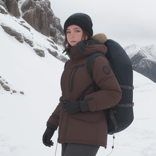 【山の天気予報】山域の気温を確認して | 冬の登山の服装を準備する をイメージした 冬、雪景色、山 の写真