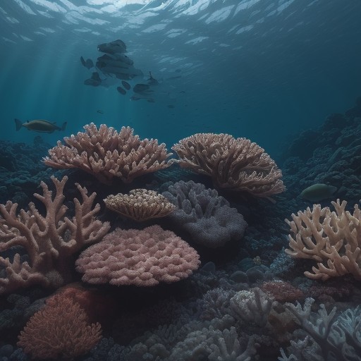 【サンゴ礁】魚や海洋爬虫類の生態 | 生存能力を高める栄養源の仕組み をイメージした自然風景の写真