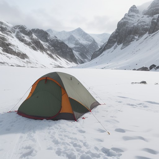 【雪山登山】寒波による雪の天候予報 | 計画の見直しと装備の準備 をイメージした 冬、雪景色、山 の写真