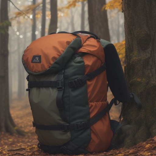 【バックパック】荷物の詰め方のコツ | 紅葉の山歩きに備える軽量化の手順 をイメージした 秋、ハイキング の写真