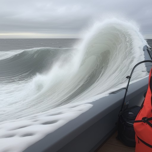【海の天気予報】波高を確認して釣り場を決める | 船を出す前に確認すること をイメージした 冬、秋 の写真