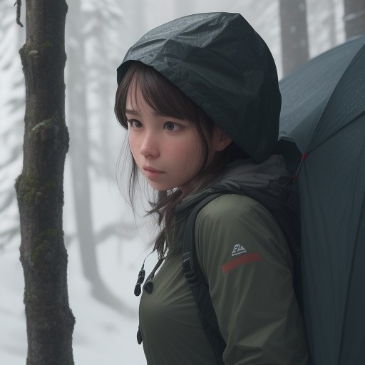 【登山装備】雨や風に備える持ち物 | 山の安全を守る準備 をイメージした 山 の写真