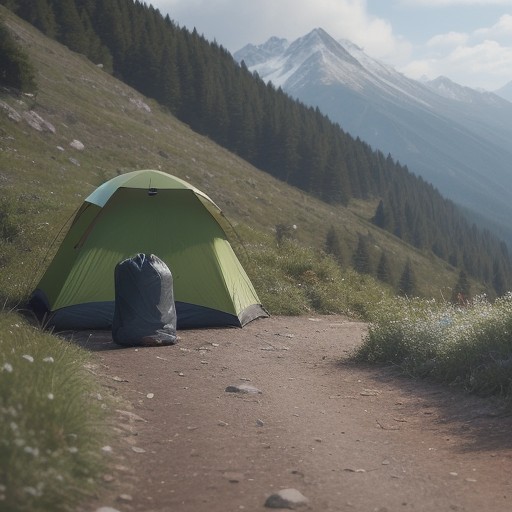 【自然保全】山歩きのマナーとゴミ拾い | 森の緑を次世代へ残す方法 をイメージした 山、ハイキング、登山道、ハイキング の写真