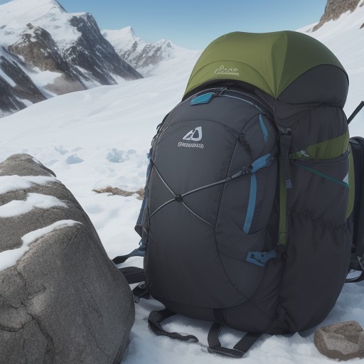【バックパック】荷物をまとめる収納術 | 登山での持ち運び方 をイメージした 山 の写真