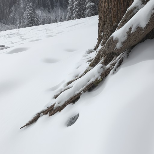 【ウィンターハイキング】雪山の景色 | 雪道を歩くための服装と装備の選び方 をイメージした 冬、雪景色、ハイキング の写真