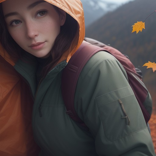 【登山安全対策】ウィンドブレーカー | 紅葉の山歩きで備える道具 をイメージした 秋、秋、山、ハイキング の写真