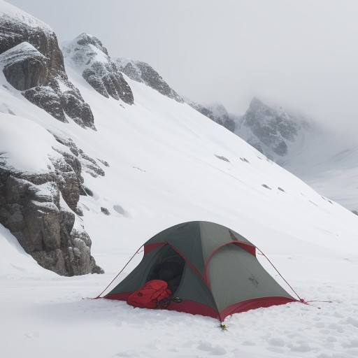 【登山用品】事故を防ぐための安全装備 | 冬の雪山へ向かう準備 をイメージした 冬、雪景色、山 の写真