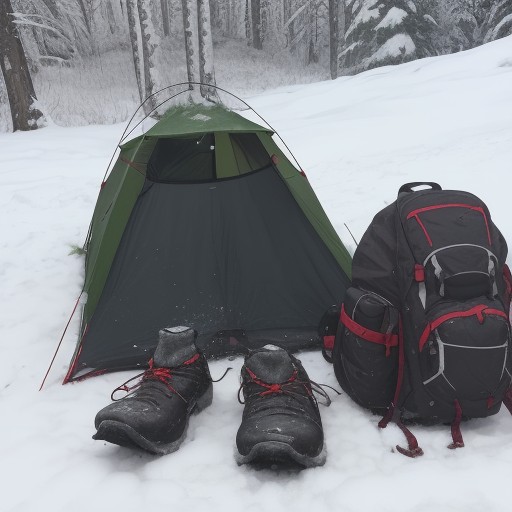 【ウィンタートレイルランニング】雪道を走破するルート | 装備と注意点 をイメージした 冬、雪景色、登山道 の写真