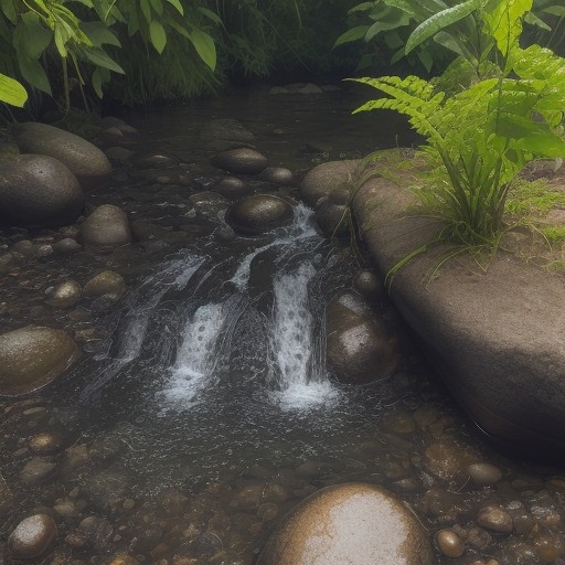【水温】川の温度変化 | 魚への影響と環境の変化 をイメージした 夏、春、川 の写真