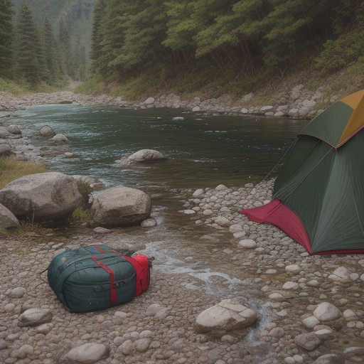 【渓流釣り用具】初心者が揃えたい道具 | 山の川での準備リスト をイメージした 山、川 の写真