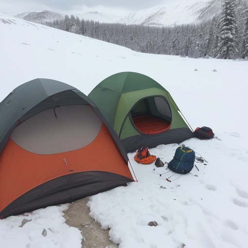 【登山装備】出発前の点検リスト | 安全に登るための確認事項 をイメージした 山、冬、登山道 の写真