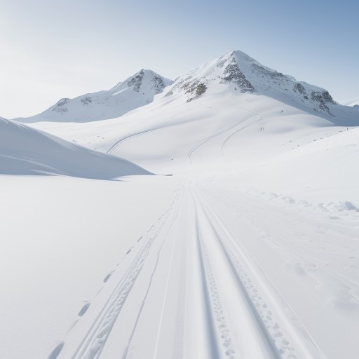 【スキー】北海道のパウダースノー | 雪山を滑る体験記 をイメージした 冬、雪景色、雪景色、山、雪景色 の写真