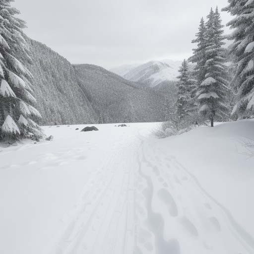 【雪山登山】高地の雪原を歩く | 冬の装備とルート選び をイメージした 冬、雪景色、山、冬、雪景色 の写真
