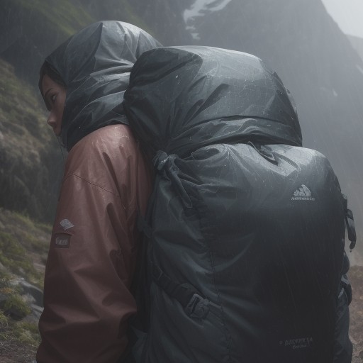 【天気予報】降水確率から判断する | 登山の雨具選びと判断基準 をイメージした 山 の写真