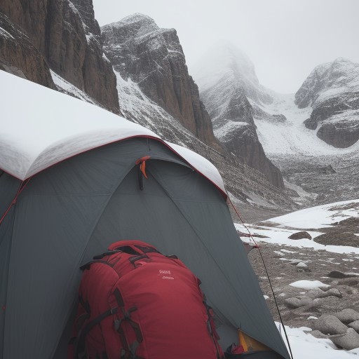 【安全装備】登山の生存率を高める道具 | 救命のために持つべき持ち物 をイメージした 山、冬 の写真