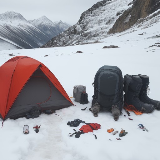【登山装備】出発前の点検リスト | 安全に登るための確認事項 をイメージした 冬、山、ハイキング の写真