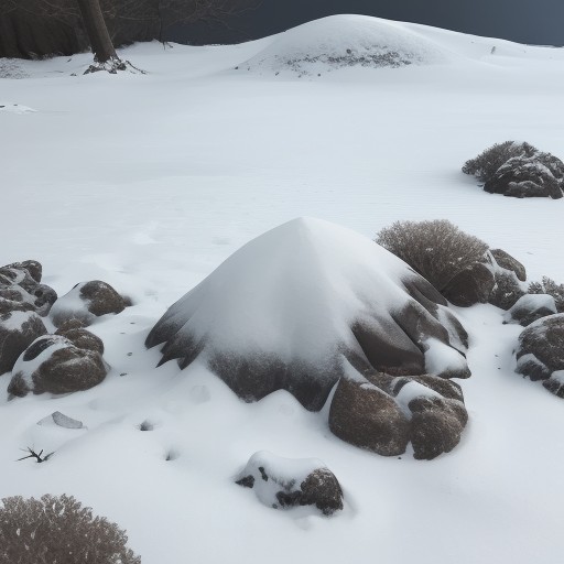【深海生物】海洋天気がもたらす影響 | 海底に住む生き物の生態 をイメージした 雪景色 の写真